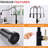 Touchless Kitchen Faucet - Automatic Smart With Pull Out Spray, Hands For Kitchen, Black And Gold, Contemporary, Ceramic Filler, Brass Made Sink Motion Sensor, , Filled, Body-615769155
