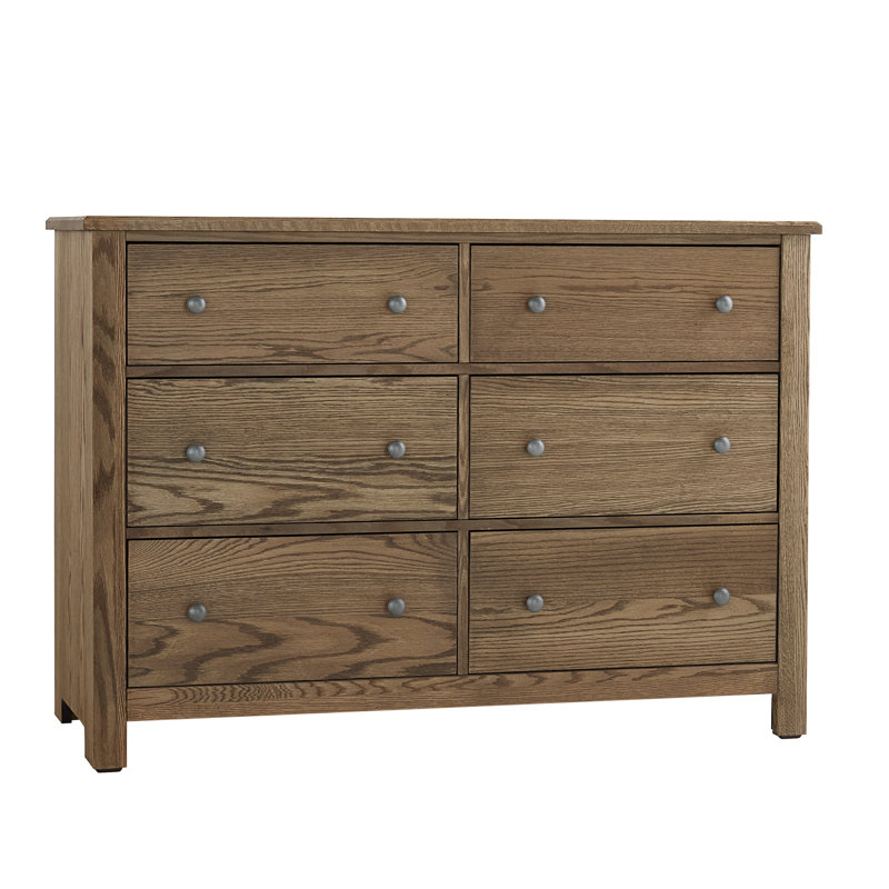 Commode 10 à 6 tiroirs, Naturel