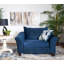 Fauteuil avec repose-pieds de 51 po en polyester Rabelais-583748153