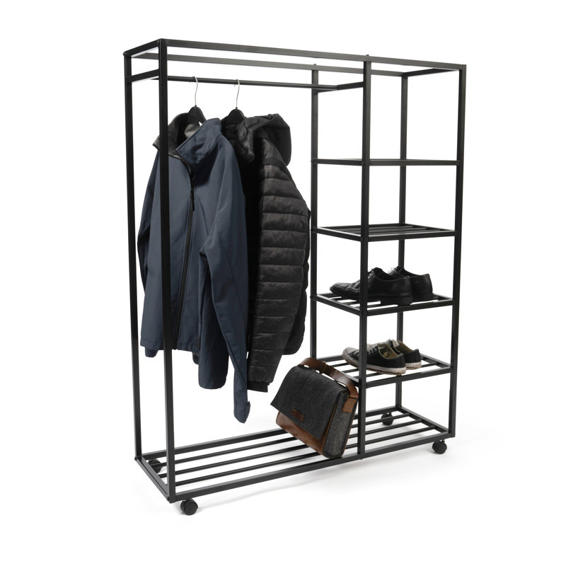 Letterly 110cm Rolling Clothing Rack