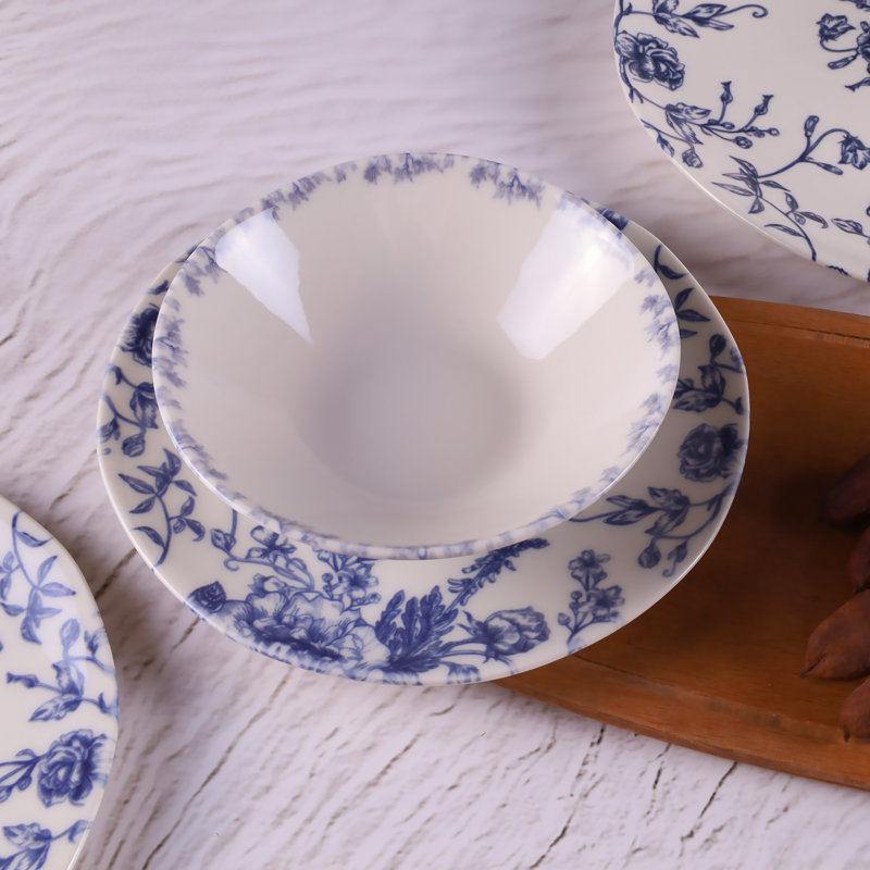 Dinner Set, Blue