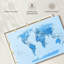 Carte du monde Aliaz - blues-111885049