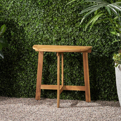 Table bistro pliante d'extérieur en bois d'acacia