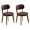 Chaise d'appoint de cuisine rembourrée Mid-Century