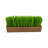 5'' Faux Foliage Grass in Wood Planter