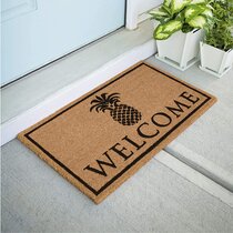  Come in and Stay Awhile Door Mat Rug Trap Dirt and Dust Coir  Fiber Door Mat Vintage Front Door Rug for Patio Apartment Home Decor 24x36  Inch : Patio, Lawn 