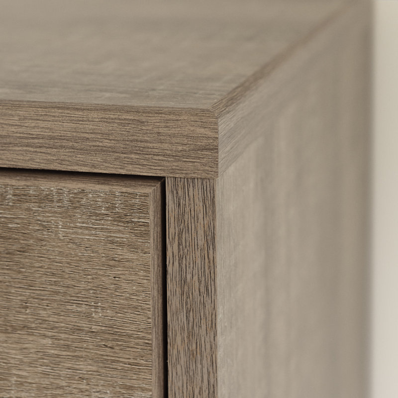 Arlen 6-Drawer Double Dresser, Weathered Oak/STURDY