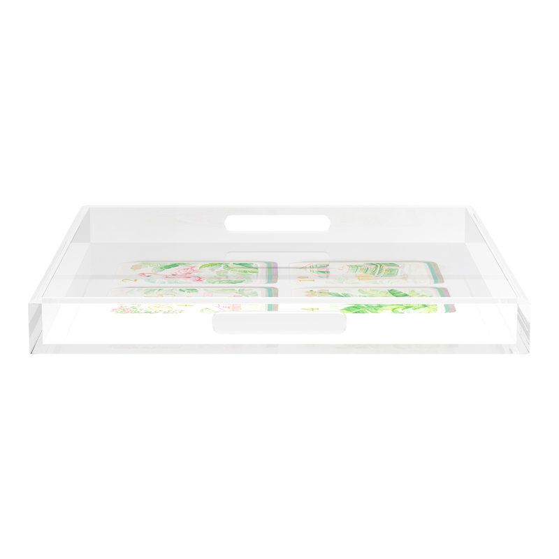 Decorative Tray, 2" H x 18" W x 18" D
