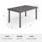 Martha Stewart Bedford 62" Outdoor Rattan Wicker Patio Table with Engineered Wood Top-109713830
