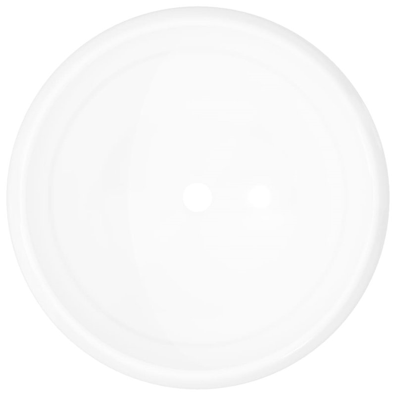 Metro Lane Farrah 400mm L Ceramic Circular Sink, White