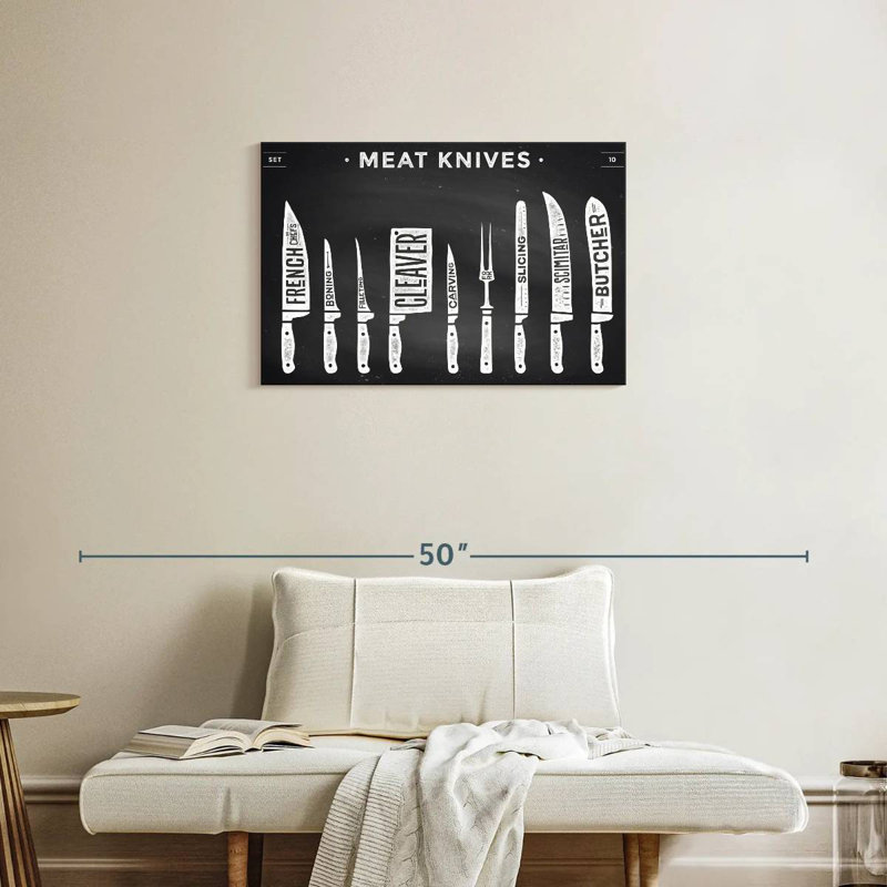 Senne Kitchen Utensils Knife Set, 20" H x 30" W