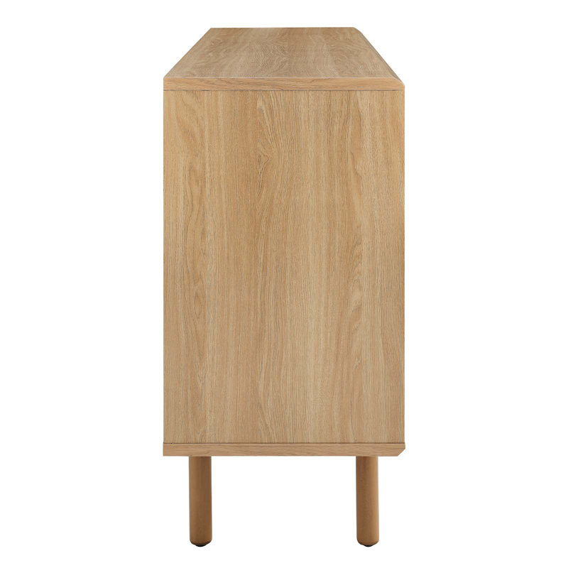 Kurtis Oak 59" Sideboard with Metal Mesh Doors