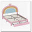 Lit plateforme tapissier en velours avec tiroir de rangement-55313757