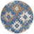 Machine Washable Indoor/Outdoor Xhevrie Blue Rug-765073977