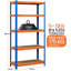 90cm W Steel Shelving Unit-751756391