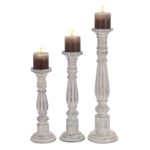 Ophelia & Co. Wood Tabletop Candlestick & Reviews | Wayfair