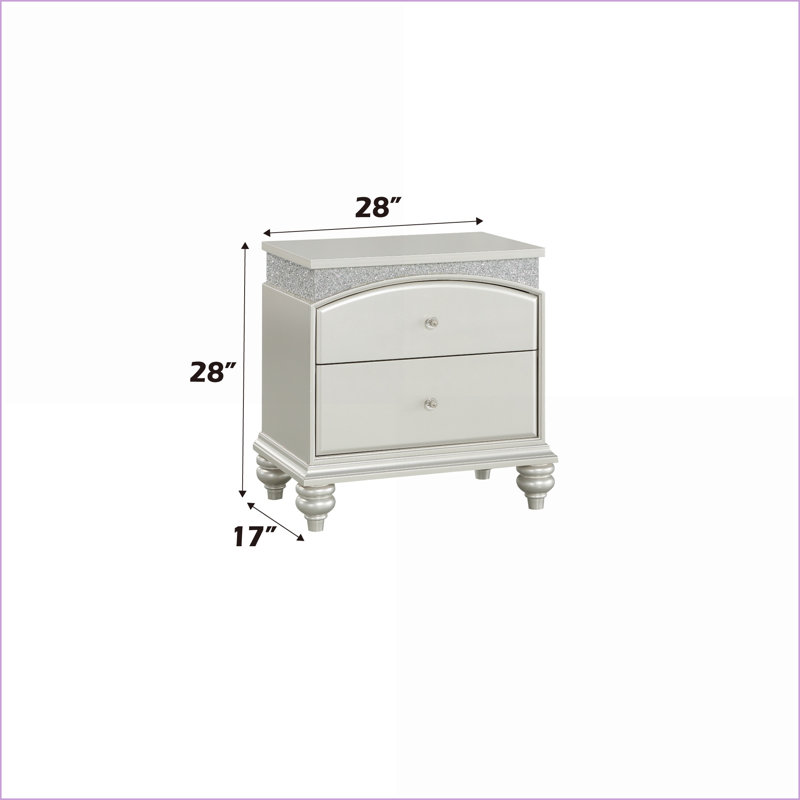 Table de chevet 2 tiroirs Maverick