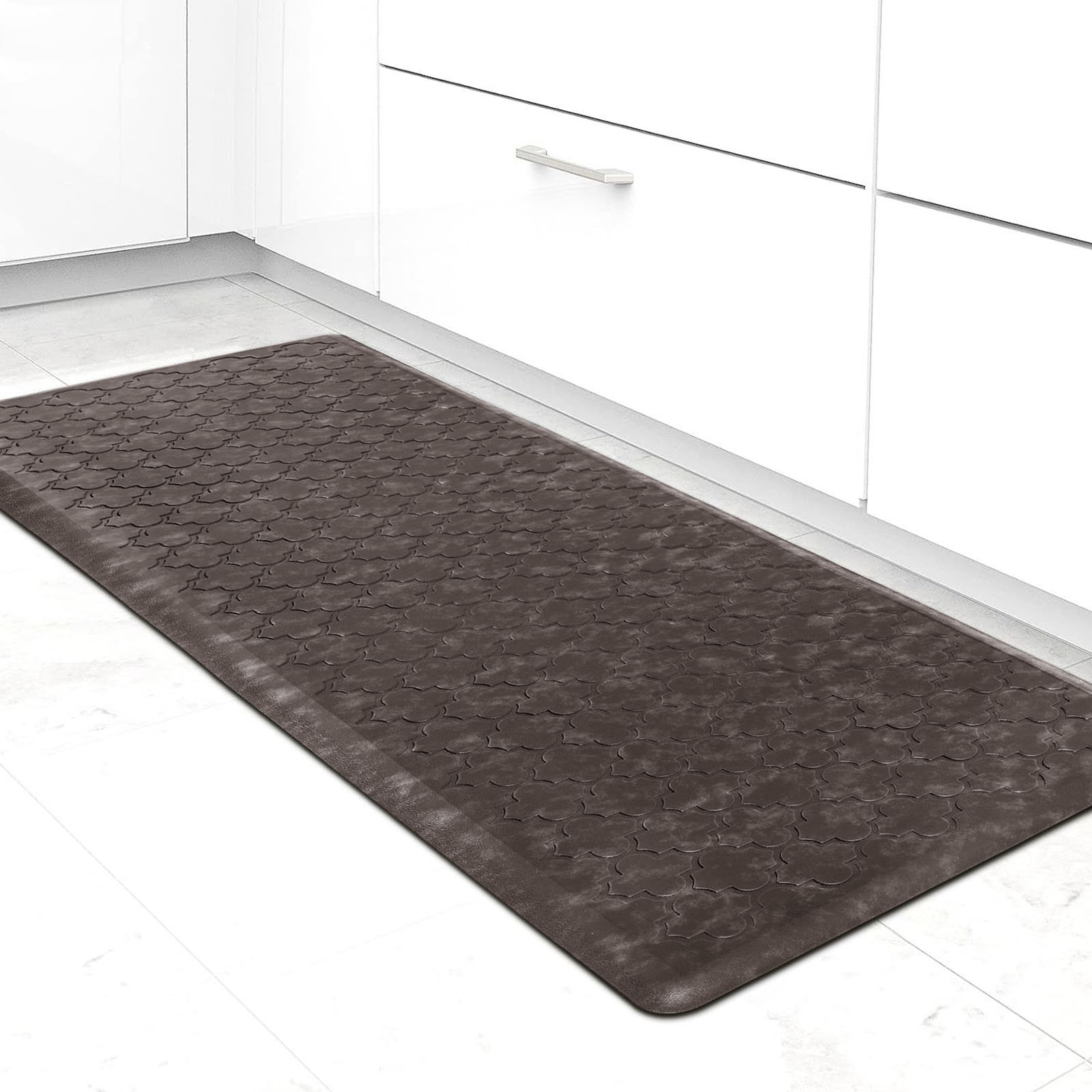 UNIMAT Commercial Kitchen Mat – 1/2" Thick Anti-Fatigue Rubber, 39" X 58.5", Red, With Drain Holes & Non-Slip Backing