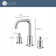 Kree Widespread 2-handle Bathroom Faucet with Drain Assembly