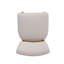 Upholstered Counter Stool with Solid Wood Frame-1412367124