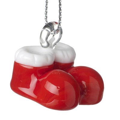 2cm Glass Holiday Shaped Ornament