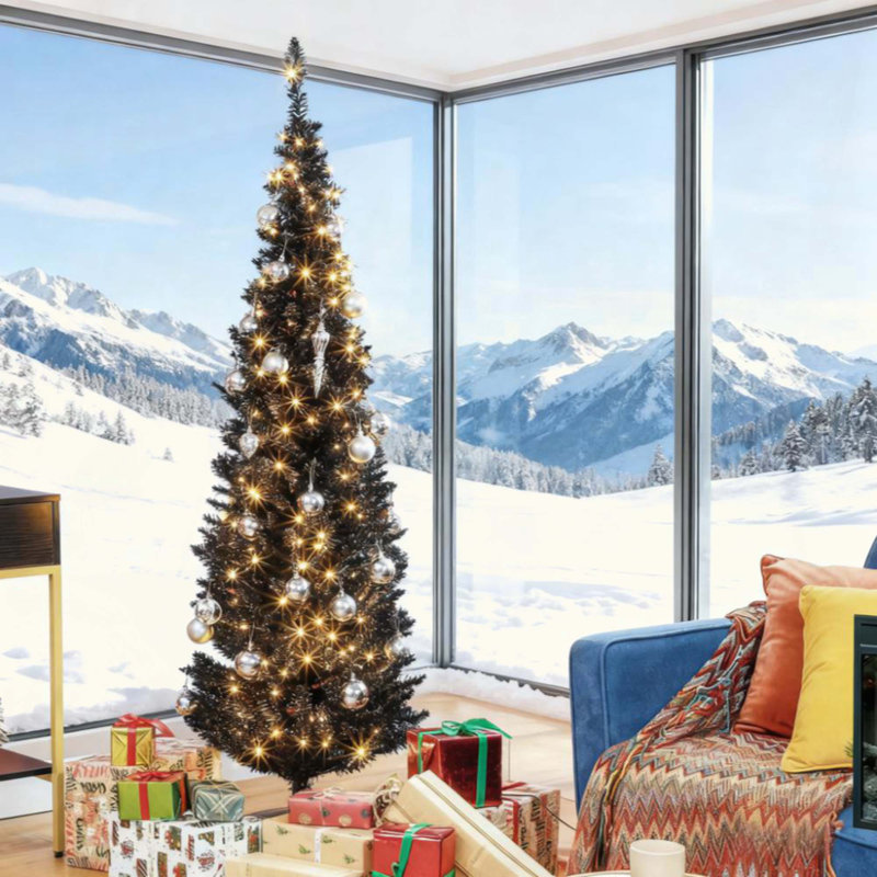 Arbre de Noël au crayon