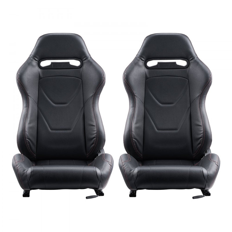 Fauteuil de course ajustable avec cuir PVC et glissière Q235B