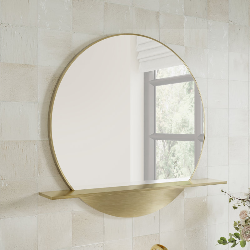 Platform Stainless Steel Mirror, Radiant Gold