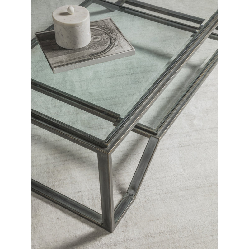 Table basse en métal Byron Designs, Acier Laurent