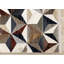 Tapis d'intérieur à motif géométrique gris crème, Mid-Century 8 pi x 10 pi (7 pi 10 po x 10 pi 2 po) Branch Living-994239152