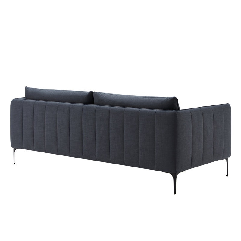 Canapé rembourré Rae, Effie Indigo Performance Linen