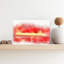 «Red Inferno», art moderne abstrait, paysage naturel-2062971666