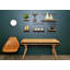 Tablette murale en bois récupéré et métal Harrow-1653894775