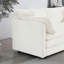 Canapé en chenille deux places avec 1 repose-pieds, canapé modulaire en L avec repose-pieds 2 places, causeuse avec repose-pieds pour petit espace de vie-97769294