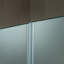 Porte de douche à charnière pivotante simple sans cadre l 50 à 51 po x H 76 po, verre trempé incassable de 3/8 po (10 mm) d'épaisseur-107531508