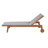 Outdoor Wood Frame Chaise Lounge-206206961