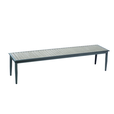 Genevieve 72" Composite/Aluminum Backless Dining Bench