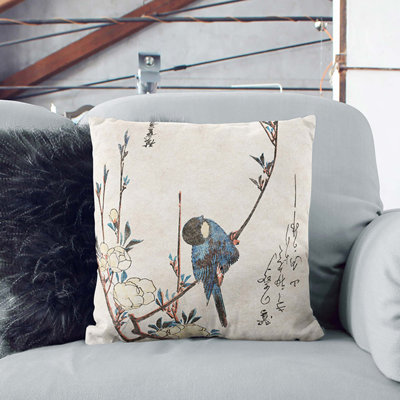 Floral Square Throw Cushion