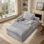 Canapé une place en velours côtelé, canapé profond, aucun assemblage requis, 1 pièce pour chambre, appartement et autres espaces