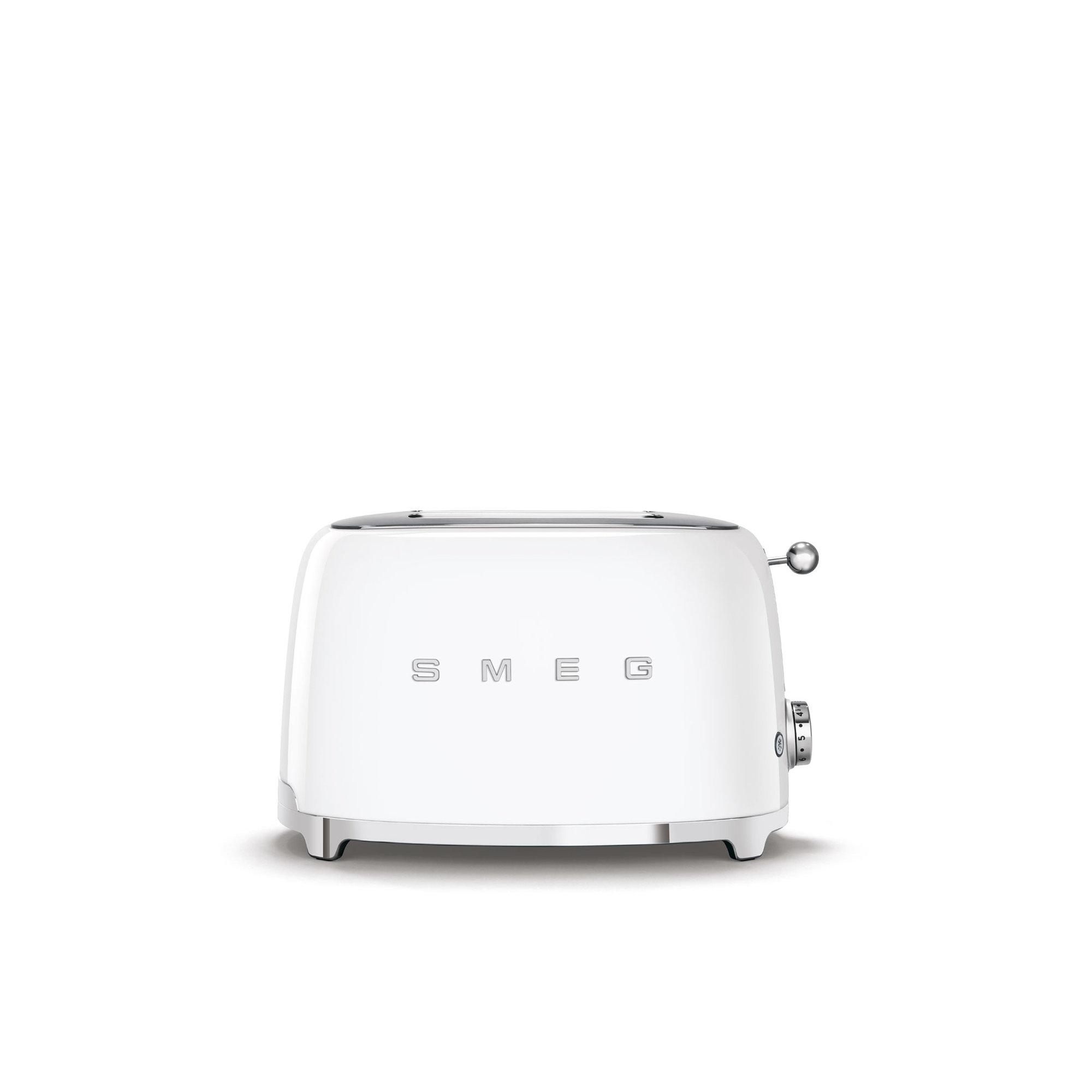 SMEG 50's Retro Style 2 Slice Toaster, White