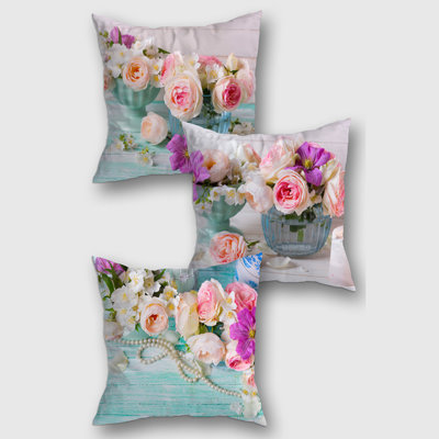 Floral Pillow Cover