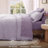 Bedsure Twin Comforter Set - 5 Pieces Lavender Twin Bedding Set for All Seasons, Boho Contrasting Design Bed in a Bag with Comforter, Sheets, Pillowcase & Sham-105522613-105522624
