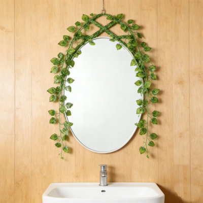 Artificial Ivy Vines Ivy Garland 12PCS 78.74Inch Fake Vines Hanging Plants With Leaves Greenery Spring Decor For Indoor Outdoor Wedding Home Kitchen Garden Office