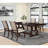Atwell Rustic Java Extension Leaf Dining Set