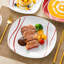 24 Piece Porcelain China Dinnerware Set - Service for 6