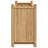 Bayou Breeze Planter 15.7"X15.7"X31.5" Bamboo-1572993390