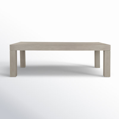 Shea 87'' Teak Outdoor Dining Table