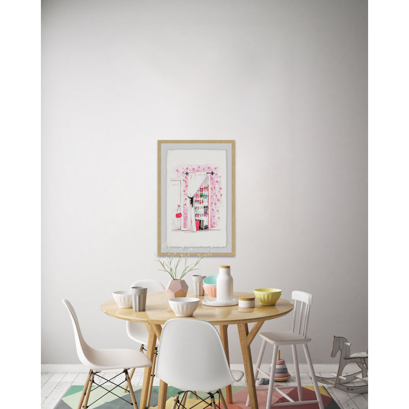 Shoe Closet - Single Picture Frame Painting, 46 cm H x 30 cm W