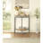 Justino Natural Oak & Gray Finish Console Table