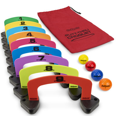 4 Player Croquet with Carrying Case
